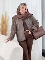 پالتو جلو باز نوشین کد 8592 - تصویر 7