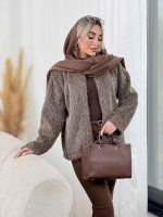 پالتو جلو باز نوشین کد 8592 - تصویر 4