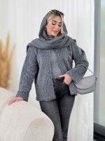 پالتو جلو باز نوشین کد 8592 - تصویر 8