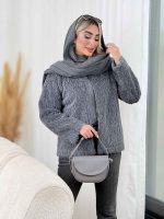پالتو جلو باز نوشین کد 8592 - تصویر 5