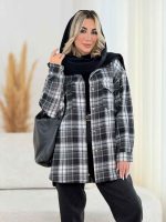 شکت چهارخونه دو جیب کد 8411 - تصویر 19