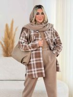 شکت چهارخونه دو جیب کد 8411 - تصویر 13