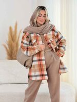 شکت چهارخونه دو جیب کد 8411 - تصویر 11