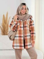 شکت چهارخونه دو جیب کد 8411 - تصویر 3