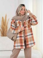 شکت چهارخونه دو جیب کد 8411 - تصویر 9