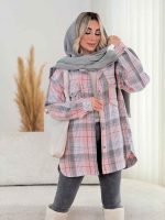 شکت چهارخونه دو جیب کد 8411 - تصویر 24