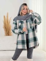 شکت چهارخونه دو جیب کد 8411 - تصویر 21