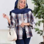 شکت چهارخونه سرآستین پاگن کد 8631