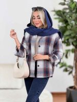 شکت چهارخونه سرآستین پاگن کد 8631 - تصویر 3