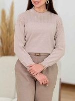 گپ یقه تور آلینا کد 8573 - تصویر 3