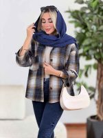 شکت چهارخونه سرآستین پاگن کد 8631 - تصویر 23