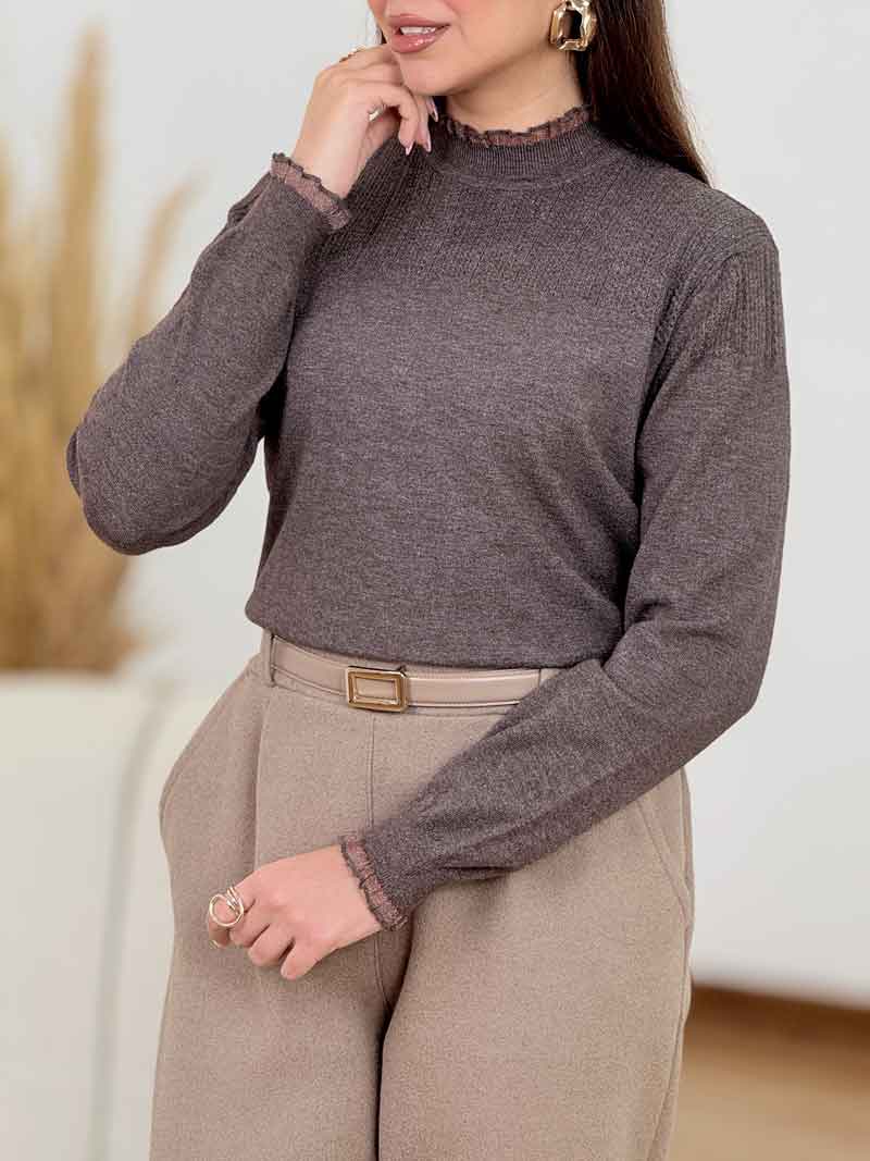 گپ یقه تور آلینا کد 8573