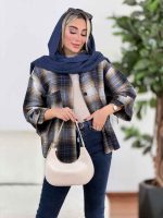 شکت چهارخونه سرآستین پاگن کد 8631 - تصویر 9
