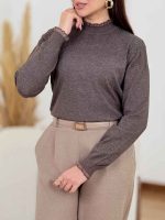 گپ یقه تور آلینا کد 8573 - تصویر 8