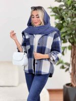 شکت چهارخونه سرآستین پاگن کد 8631 - تصویر 14
