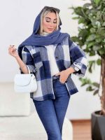 شکت چهارخونه سرآستین پاگن کد 8631