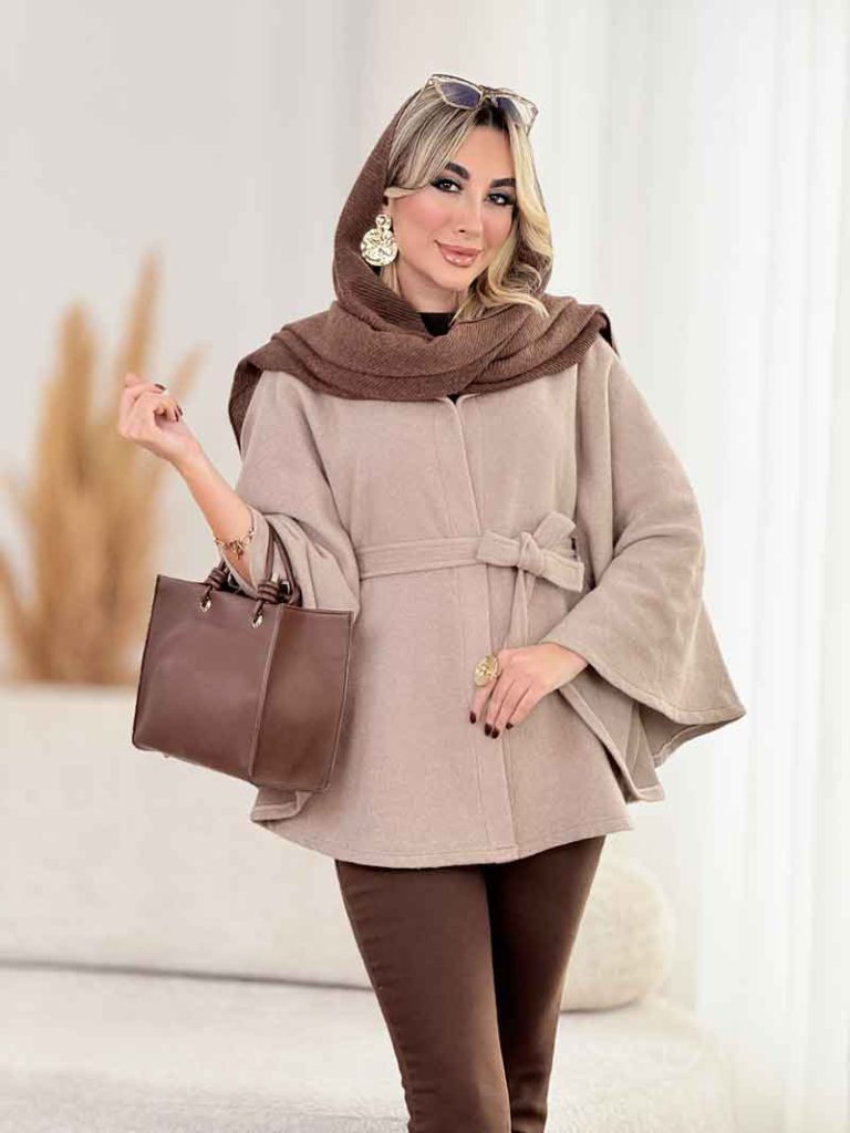 شنل کمردار کد 8628