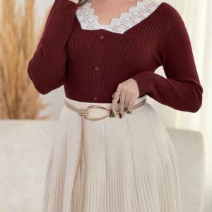 گپ یقه دانتل الهام کد 8512
