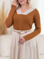 گپ یقه دانتل الهام کد 8512 - تصویر 4