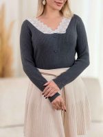 گپ یقه دانتل الهام کد 8512 - تصویر 7