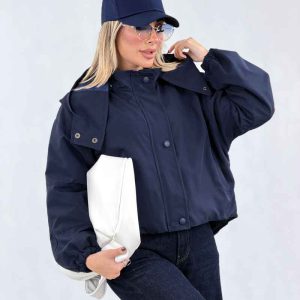 بارانی کلاه دار پایین گت کد 8501