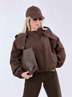 بارانی کلاه دار پایین گت کد 8501 - تصویر 16