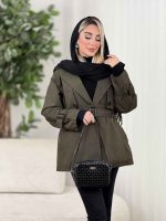 بارانی ژیله دار آیسان کد 8640 - تصویر 21