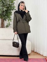 بارانی ژیله دار آیسان کد 8640 - تصویر 17
