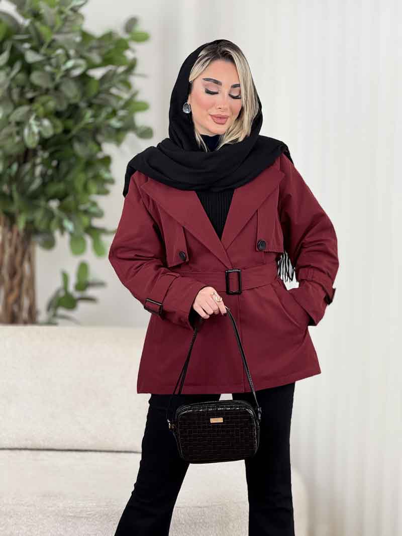 بارانی ژیله دار آیسان کد 8640