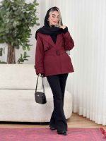 بارانی ژیله دار آیسان کد 8640 - تصویر 22