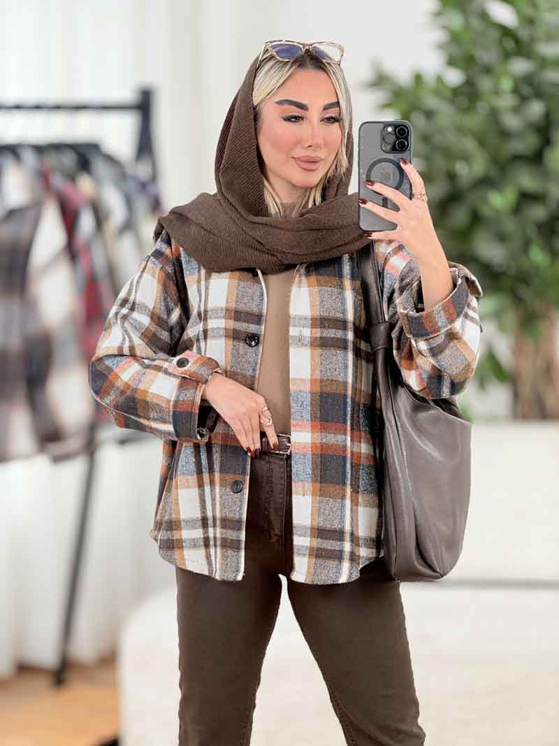 شکت چهارخونه ماهک کد 8633