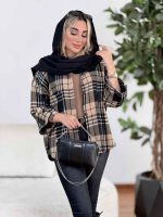 شکت چهارخونه سرآستین پاگن کد 8631 - تصویر 8
