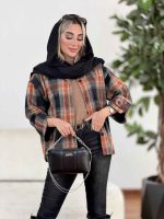 شکت چهارخونه سرآستین پاگن کد 8631 - تصویر 4