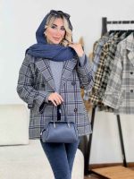 پالتو چهارخونه آرمیلا کد 8684 - تصویر 21