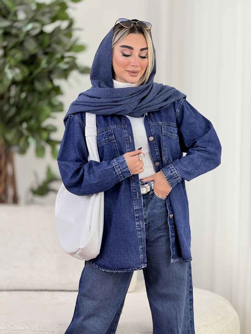 جین برش دار محنا کد 8690 جین برش دار محنا کد 8690