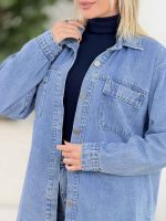 جین برش دار محنا کد 8690 - تصویر 9