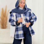 شکت چهارخونه تک جیب کد 8558