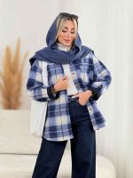 شکت چهارخونه تک جیب کد 8558