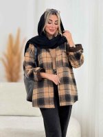 شکت چهارخونه تک جیب کد 8558 - تصویر 7