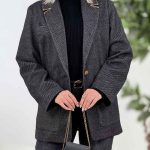پالتو آستین سه دکمه یسنا کد 8587