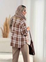 شکت چهارخونه پشت پاگن کد 8557 - تصویر 4