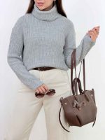 بافت یقه اسکی نرگس کد 8531 - تصویر 3