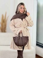 بارانی بلند ملیکا کد 8511 - تصویر 9