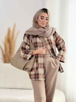 شکت چهارخونه پشت پاگن کد 8557 - تصویر 9
