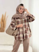 شکت چهارخونه پشت پاگن کد 8557 - تصویر 23