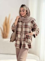 شکت چهارخونه پشت پاگن کد 8557 - تصویر 13